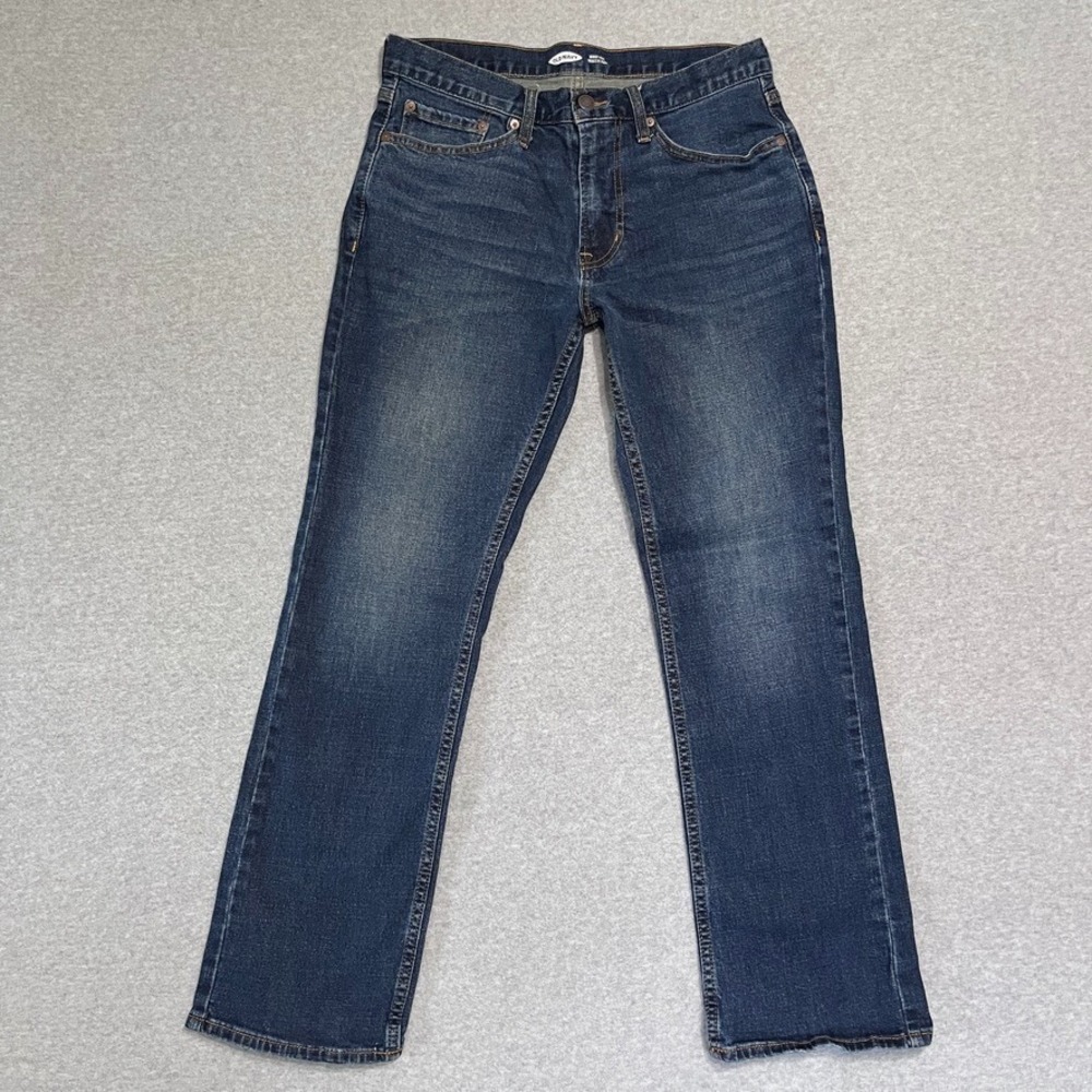Old‎ Navy Jeans Mens 30X30 Blue Bootcut Built In Flex Mid Rise Stretch Denim